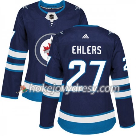 Dámské Hokejový Dres Winnipeg Jets Nikolaj Ehlers 27 Adidas 2017-2018 Modrá Authentic